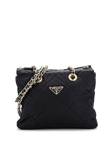 Prada Re-Edition 1995 Chain Tote Quilted Re-Nylon Small (view 1)