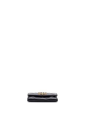 Chanel 19 Flap Card Case Quilted Leather (view 2)