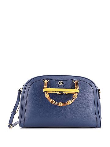 Gucci Diana NM Bamboo Handle Duffle Bag Leather Medium (view 1)