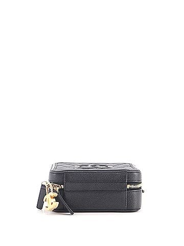 Chanel Filigree Vanity Case Quilted Caviar Small (view 2)