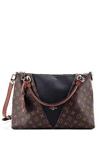 Louis Vuitton V Tote Monogram Canvas and Leather MM (view 1)