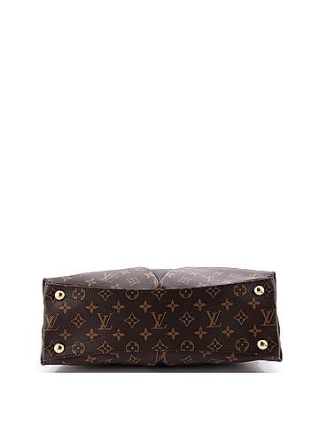 Louis Vuitton V Tote Monogram Canvas and Leather MM (view 2)