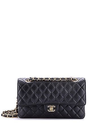 Chanel Classic Double Flap Bag Quilted Caviar Medium (view 1)