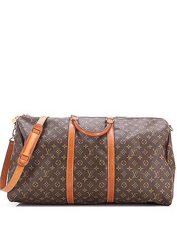 Louis Vuitton Keepall Bandouliere Bag Monogram Canvas 60 (view 1)