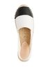 J.Crew 100% Canvas Color Block White Black Sneakers Size 9 - photo 1