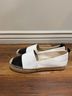 J.Crew 100% Canvas Color Block White Black Sneakers Size 9 - photo 9