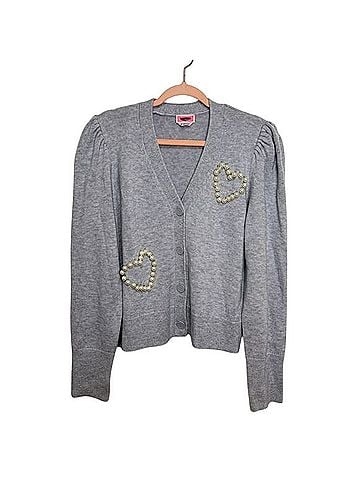 Kate Spade New York Pearl Pave Heart Cardigan Cardigan (view 2)