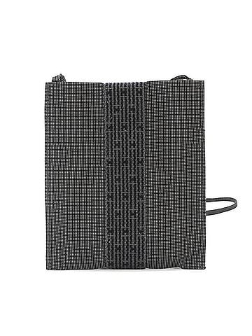 Hermès Hermes Herline Pochette Shoulder Handbag, Canvas, Gray (view 1)