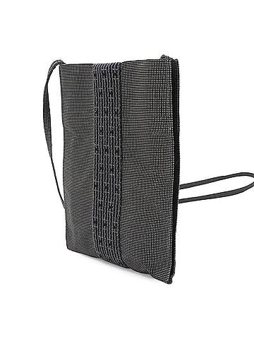Hermès Hermes Herline Pochette Shoulder Handbag, Canvas, Gray (view 2)