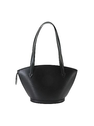 Louis Vuitton Louis Vuitton Epi Saint Jacques Poignees Long Shoulder Handbag Leather Noir M52332 (view 1)