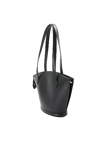 Louis Vuitton Louis Vuitton Epi Saint Jacques Poignees Long Shoulder Handbag Leather Noir M52332 (view 2)