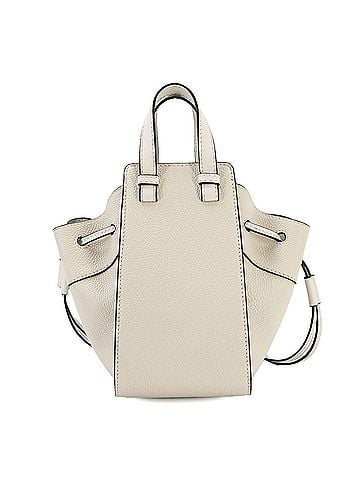 Loewe LOEWE Hammock Drawstring Mini 2-way Handbag Shoulder Bag Leather White (view 1)