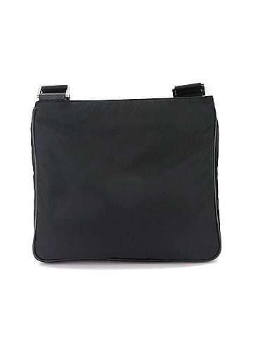 Prada Prada PRADA Shoulder Handbag, Nylon, Saffiano Leather, Nero Black, 2VH118, Silver Hardware (view 2)