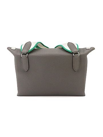 Hermès Hermes Videpoches Shoulder Handbag, Togo Leather, Etoupe, Vert Vertigo, B Stamp, Silver Hardware (view 1)