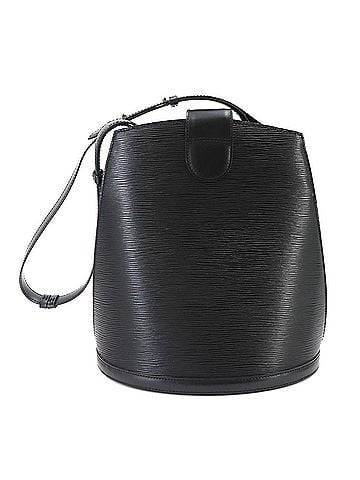 Louis Vuitton Louis Vuitton Epi Cluny Shoulder Handbag Leather Noir M52252 Gold Hardware (view 1)
