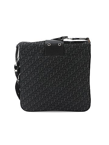 Christian Dior Christian Dior Trotter Street Chic Shoulder Handbag, Canvas and Leather, Black (view 1)