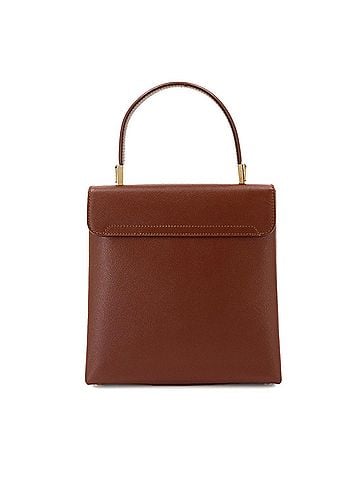 Salvatore Ferragamo Salvatore Ferragamo Gancini 2-way Hand/Shoulder Handbag, Leather, Cognac Brown, 21 0160 Bag (view 2)