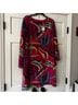 Oliphant 100% Viscose Floral Multi Color Casual Dress Size L - photo 4