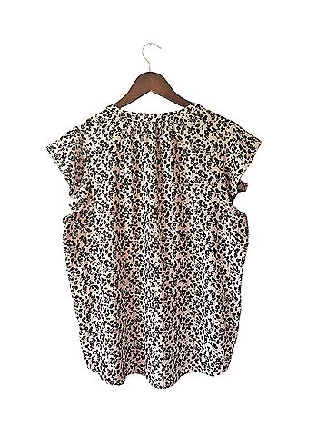 Adrianna Papell Short Sleeve Blouse (view 2)