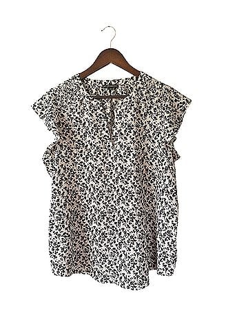 Adrianna Papell Short Sleeve Blouse (view 1)