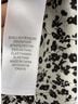 Adrianna Papell Floral Black White Short Sleeve Blouse Size L - photo 5