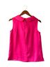 Talbots 100% Polyester Pink Sleeveless Blouse Size 6 - photo 2