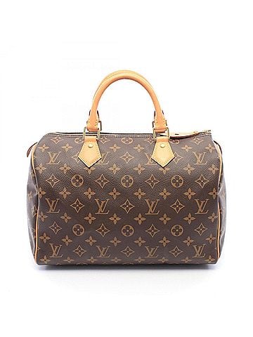 Louis Vuitton Louis Vuitton Speedy 30 Monogram Handbag, Coated Canvas Leather, Women's, Brown, M41108 (view 1)