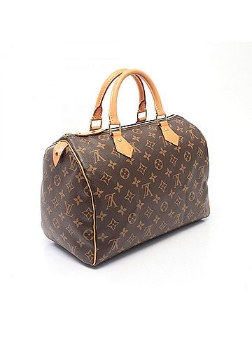 Louis Vuitton Louis Vuitton Speedy 30 Monogram Handbag, Coated Canvas Leather, Women's, Brown, M41108 (view 2)