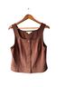 Michael Kors Brown Sleeveless Top Size M - photo 1