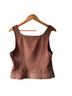 Michael Kors Brown Sleeveless Top Size M - photo 2
