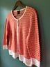 Ann Taylor 100% Cotton Print Multi Color Cardigan Size L - photo 5
