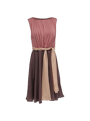 Escada Escada Midi Dress in Multicolor Silk (view 1)
