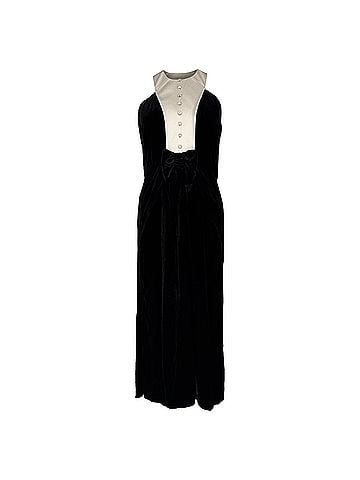 Temperley LONDON Temperley London Halter Backless Dress in Black Viscose (view 1)