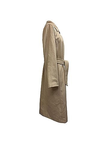 Max Mara Max Mara Riccio Belted Coat in Beige Camel Hair Wool (view 2)