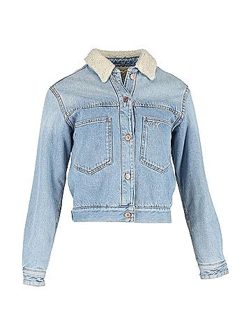Isabel Marant Isabel Marant Etoile Endless Camden Jacket in Blue Cotton Denim (view 1)