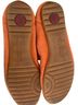 Sabrinas 100% Suede Orange Flats Size 10 - photo 5