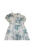 Mossimo 100% Polyester Floral White Blue Teal Gray Burgundy Casual Dress Size S - photo 9