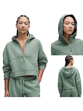Lululemon Athletica Scuba Oversized Half-Zip Hoodie Long Sleeve T-Shirt (view 1)