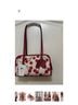 Coach 100% Leather Multi Color Red White Leather Shoulder Bag One size - photo 5