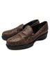 Robert Clergerie Snake Print Brown Flats Size 7 - photo 1