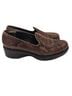 Robert Clergerie Snake Print Brown Flats Size 7 - photo 12