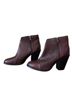 BOEMOS 100% Leather Brown Burgundy Boots Size 10 - photo 3