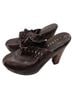 Ralph Lauren Brown Mule/Clog Size 7 1/2 - photo 1