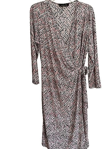 Black Label by Evan Picone classy wrap side tie dress Cocktail Dress (view 1)