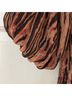 Ganni 100% Polyester Animal Print Multi Color Casual Dress Size 4 - photo 6