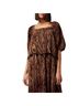 Ganni 100% Polyester Animal Print Multi Color Casual Dress Size 4 - photo 7