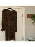 Ganni 100% Polyester Animal Print Multi Color Casual Dress Size 4 - photo 10