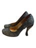 John Fluevog Ombre Black White Gray Heels Size 8 1/2 - photo 2