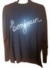Karl Lagerfeld Paris Black Pullover Sweater Size M - photo 1