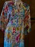 Johnny Was 100% Silk Floral Multi Color Romper Size XS - photo 5